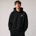 EVERYCLOTHING Signature Black Hoodie