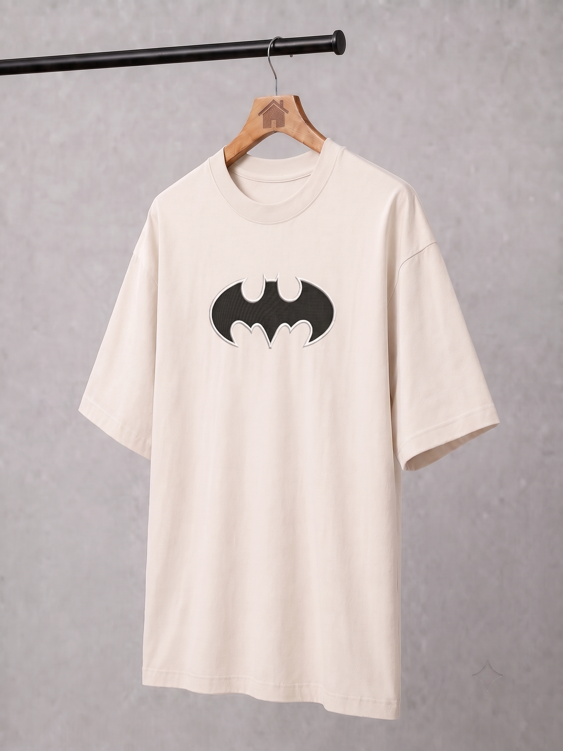 Batman Edition Embroidered Oversized T-Shirt