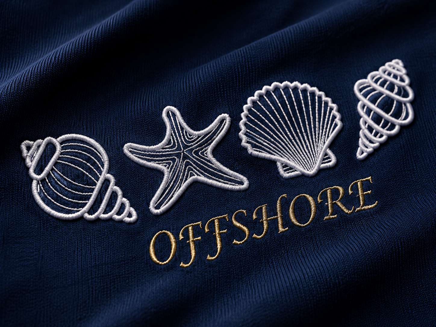 Offshore Embroidered Oversized T-Shirt