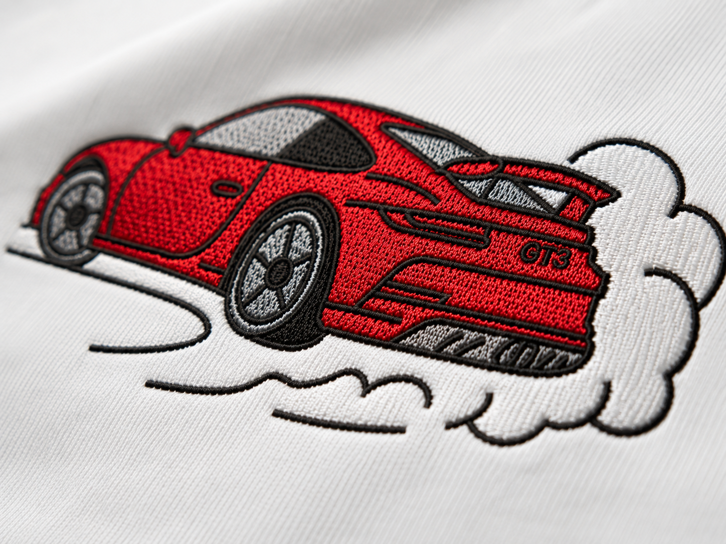 GT3 Drift Embroidered Embroidered Oversized T-Shirt
