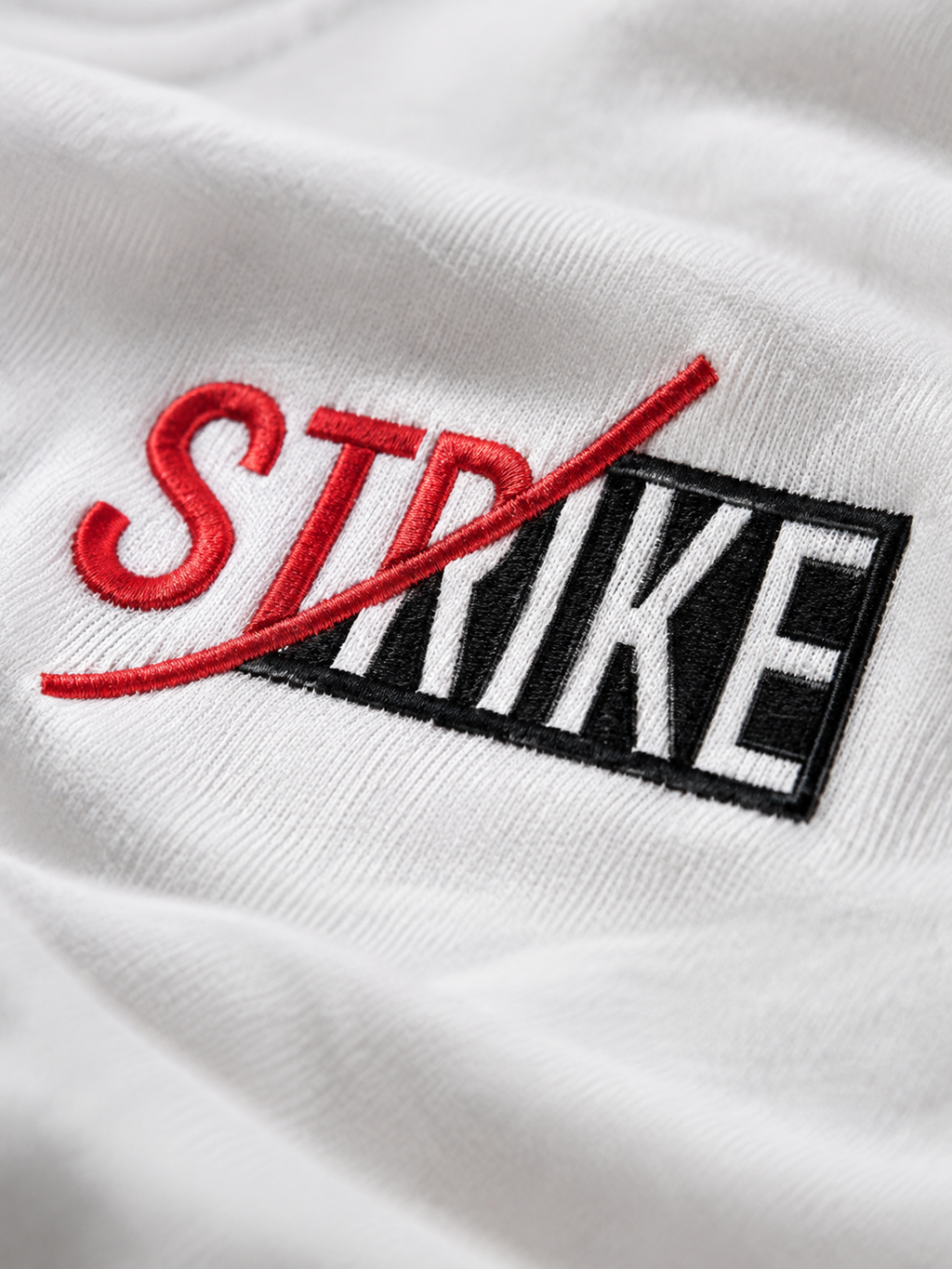 Strike Embroidered Oversized T-Shirt