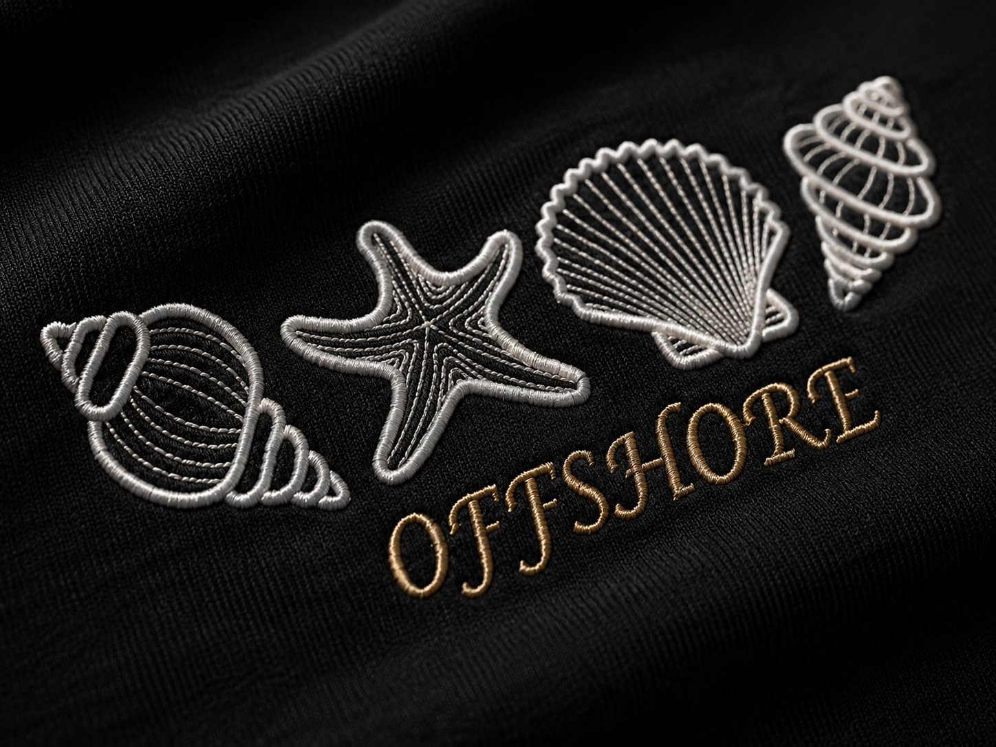 Offshore Embroidered Oversized T-Shirt