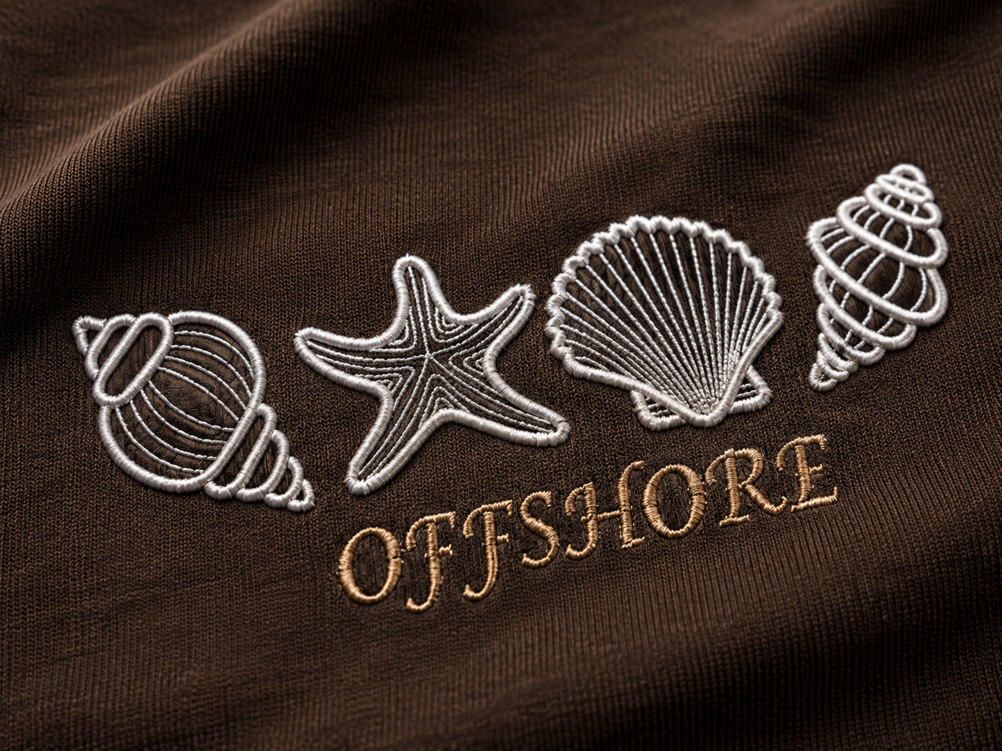 Offshore Embroidered Oversized T-Shirt