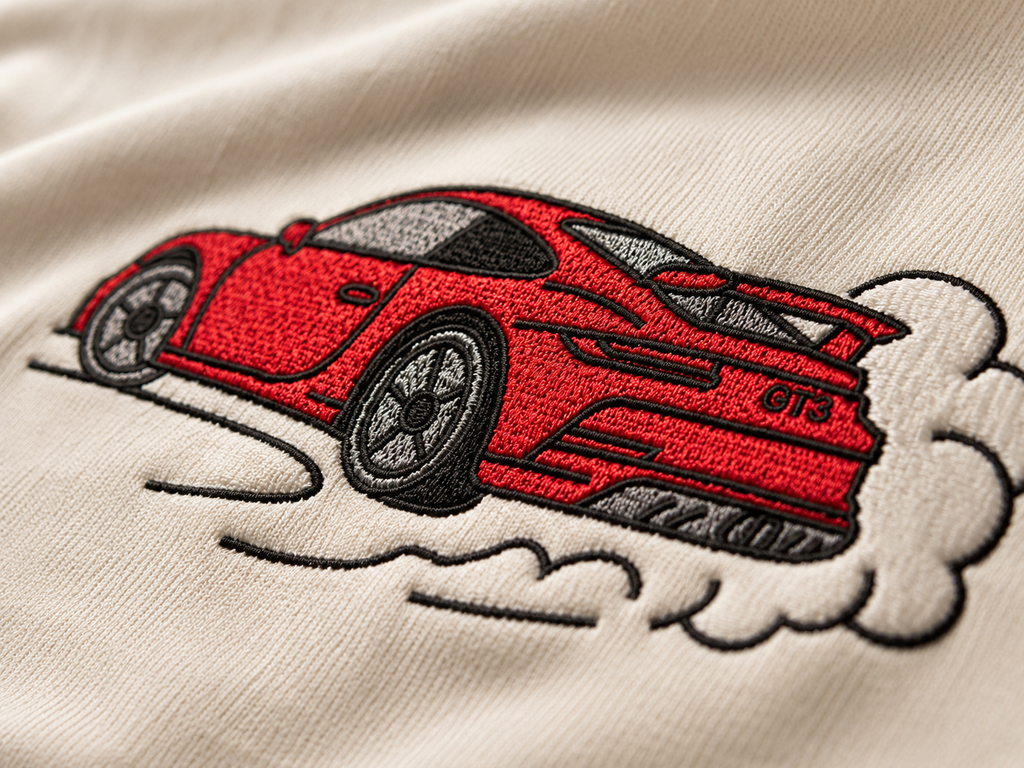GT3 Drift Embroidered Embroidered Oversized T-Shirt