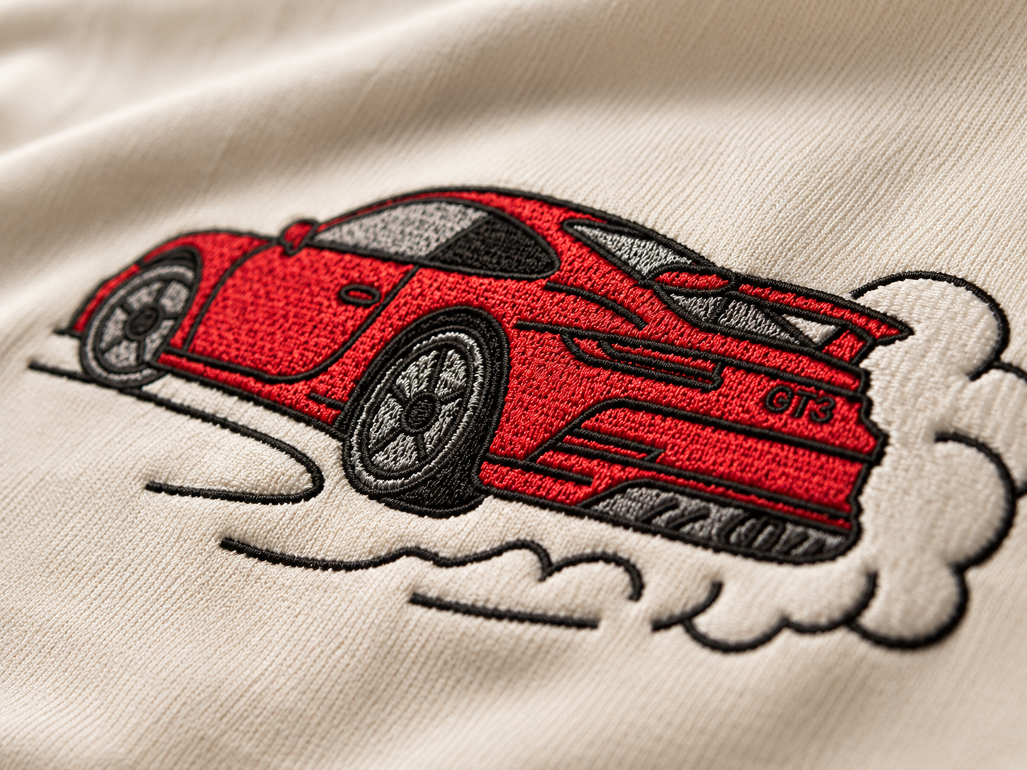 GT3 Drift Embroidered Embroidered Oversized T-Shirt