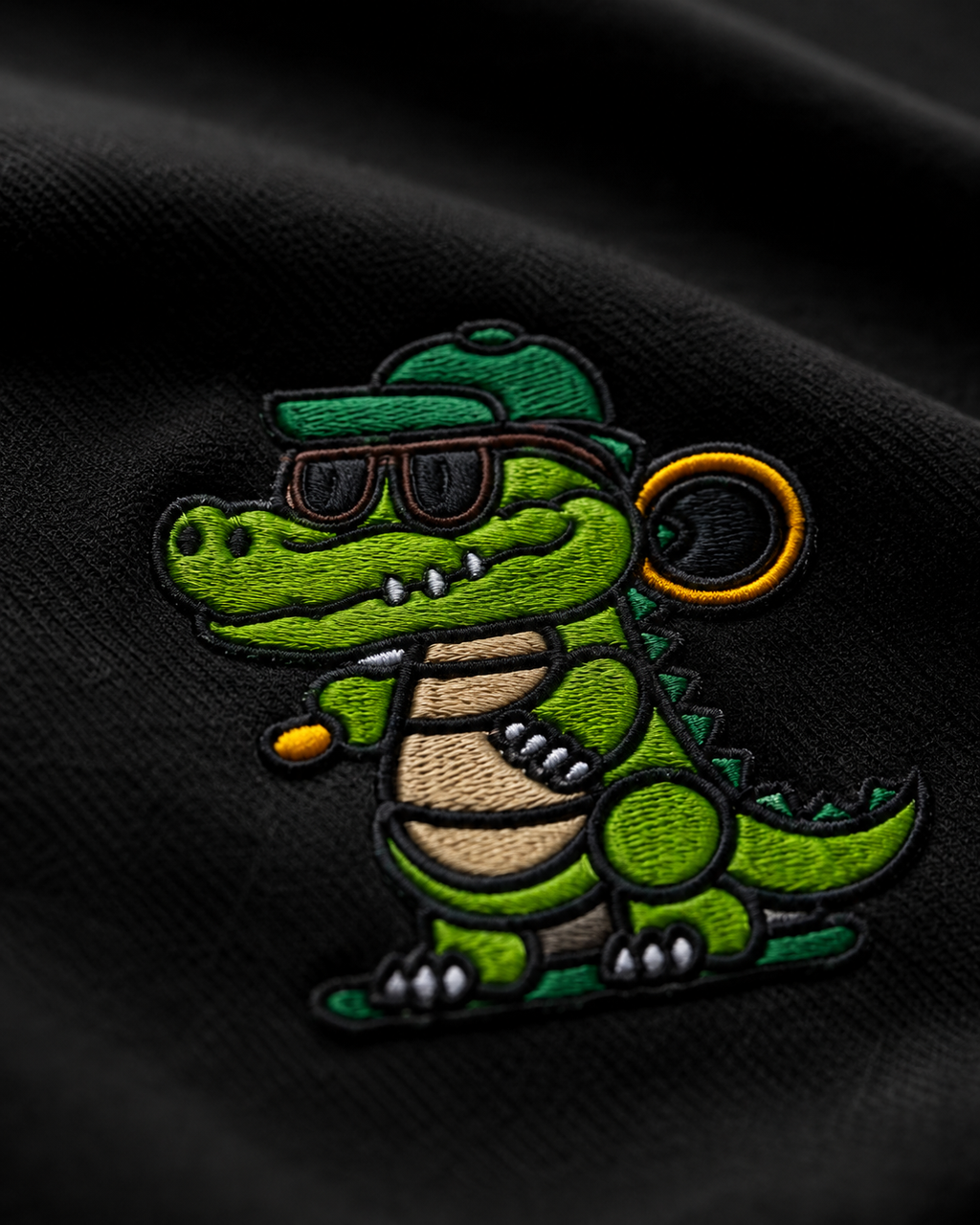 Urban Croc Embroidered Oversized T-Shirt