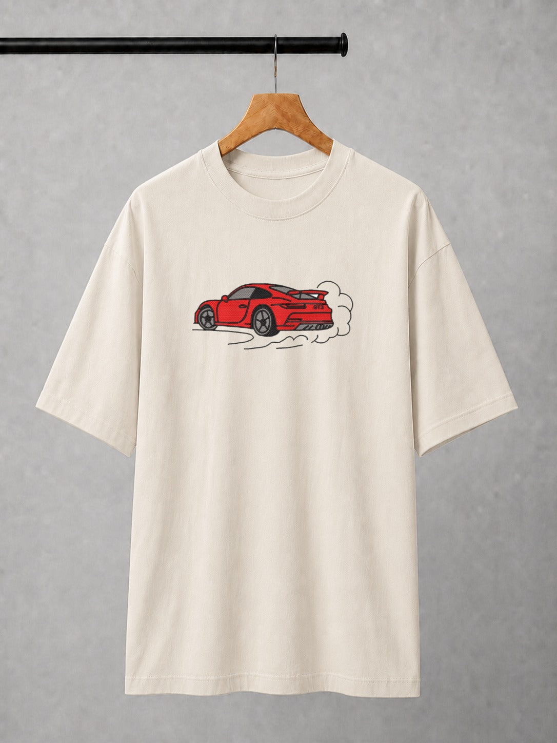 GT3 Drift Embroidered Embroidered Oversized T-Shirt
