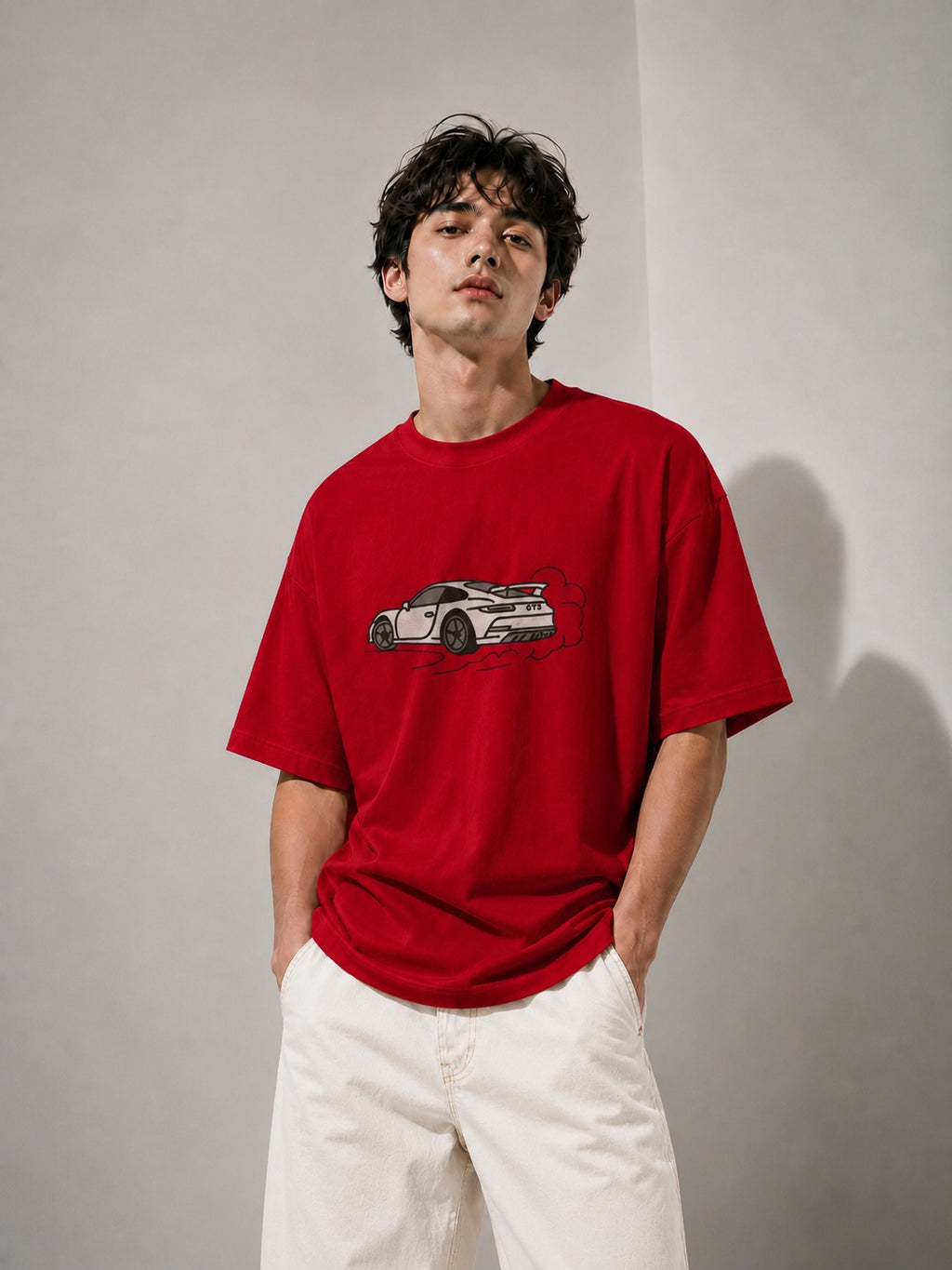 GT3 Drift Embroidered Embroidered Oversized T-Shirt