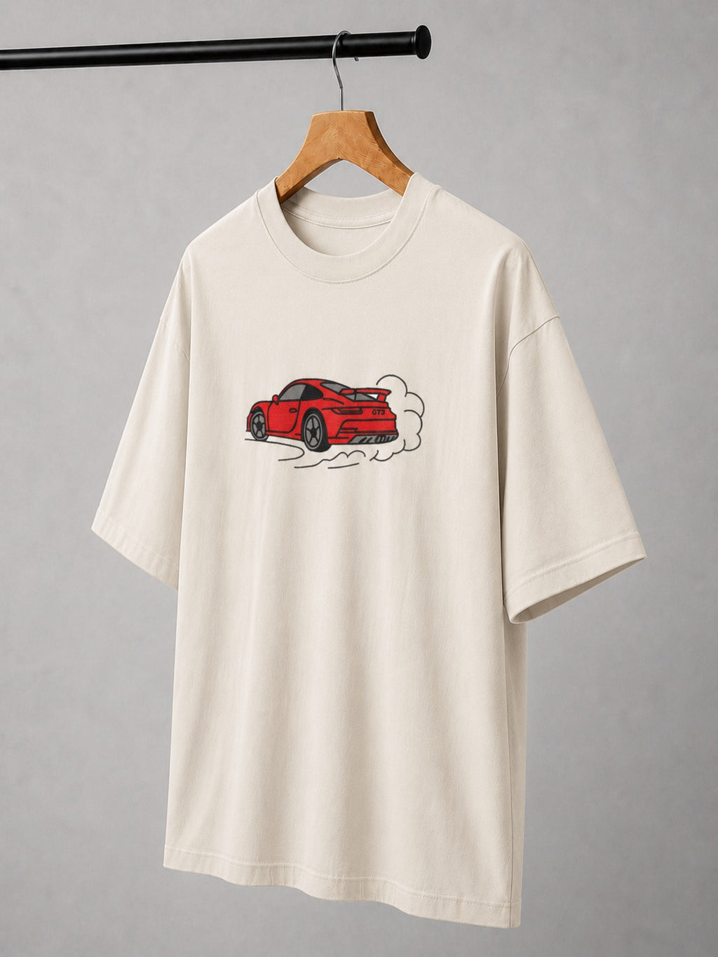 GT3 Drift Embroidered Embroidered Oversized T-Shirt