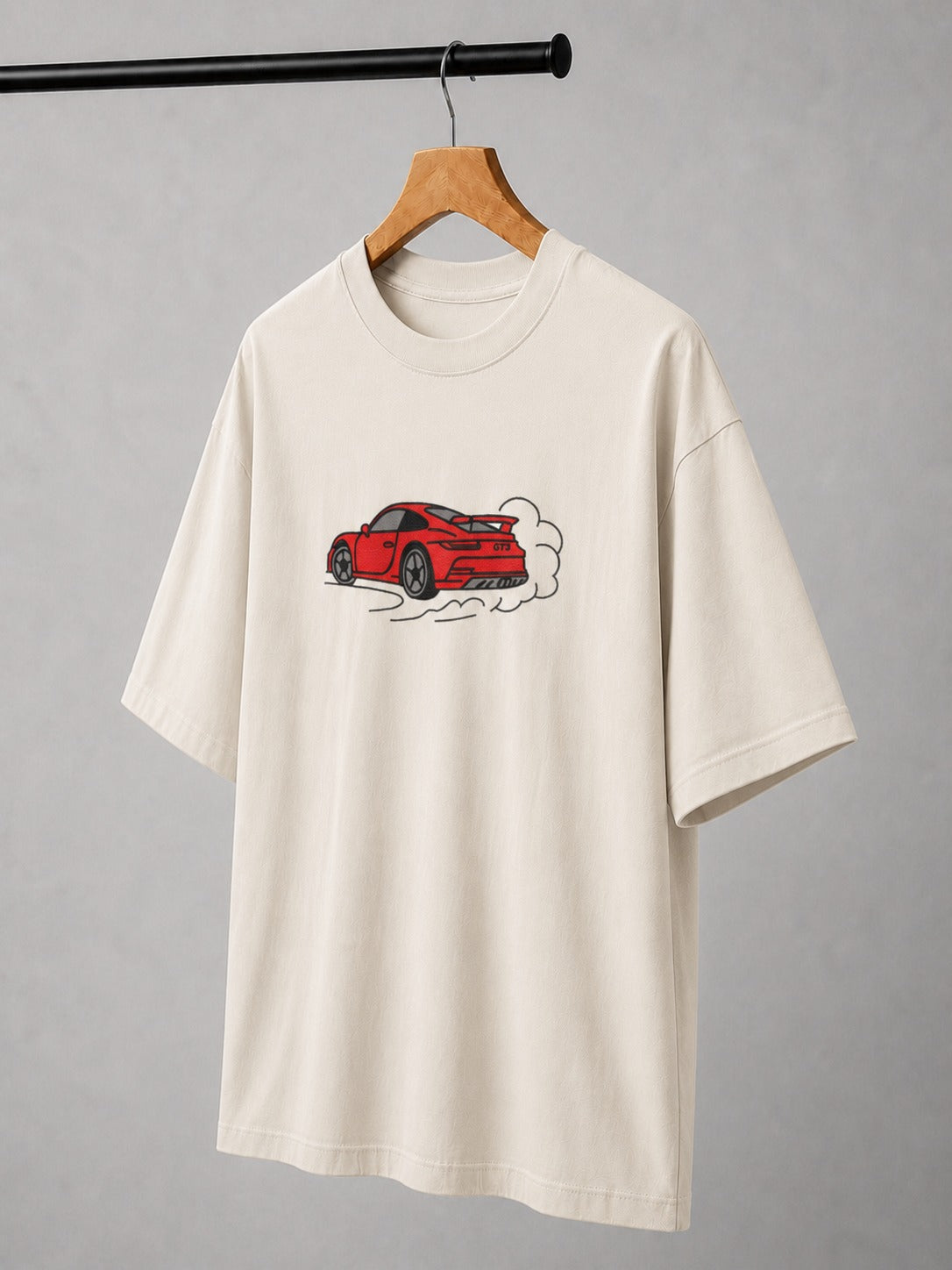 GT3 Drift Embroidered Embroidered Oversized T-Shirt