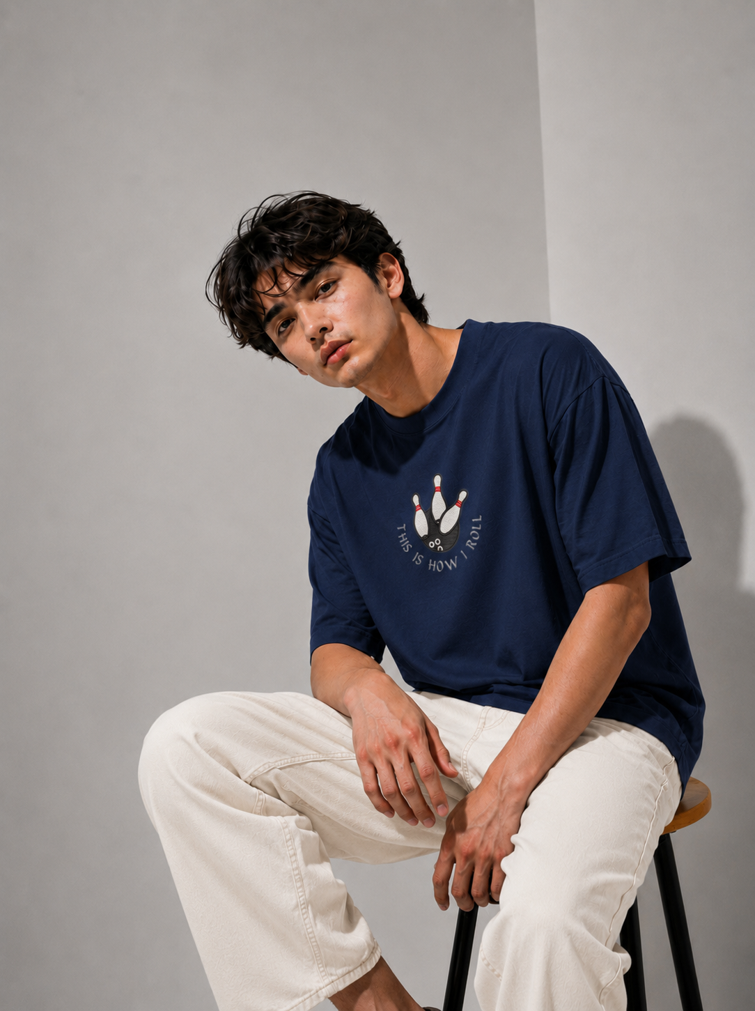 Kingpin Embroidered Oversized T-Shirt