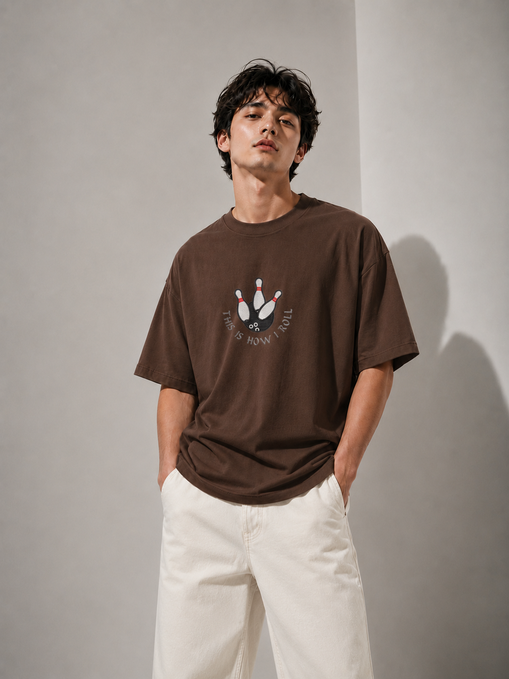 Kingpin Embroidered Oversized T-Shirt