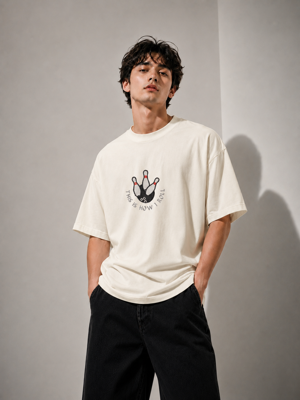 Kingpin Embroidered Oversized T-Shirt