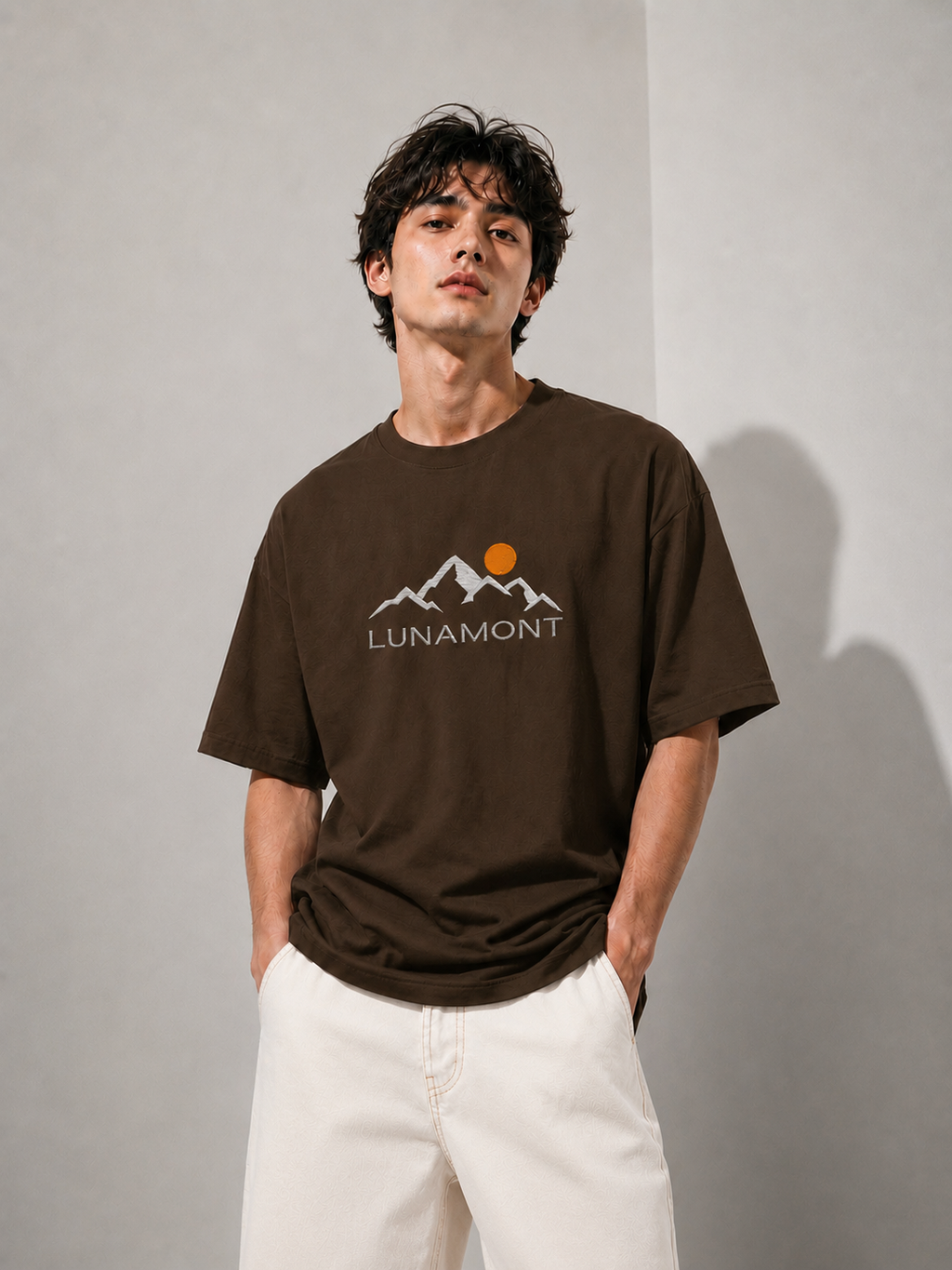 Lunamont Embroidered Oversized T-Shirt