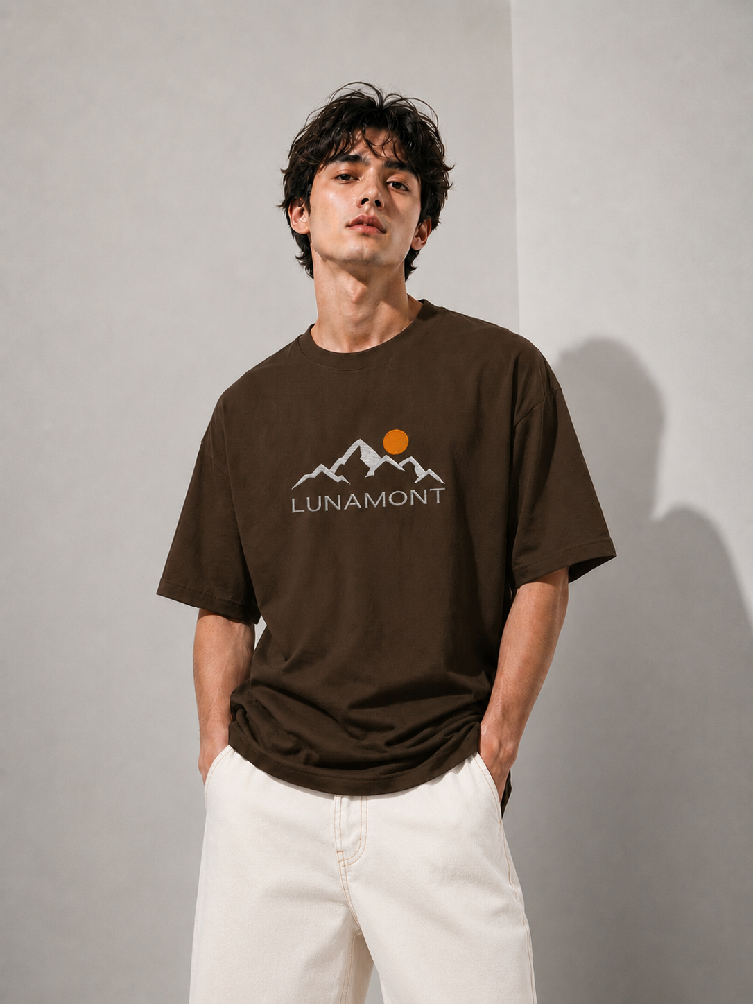 Lunamont Embroidered Oversized T-Shirt