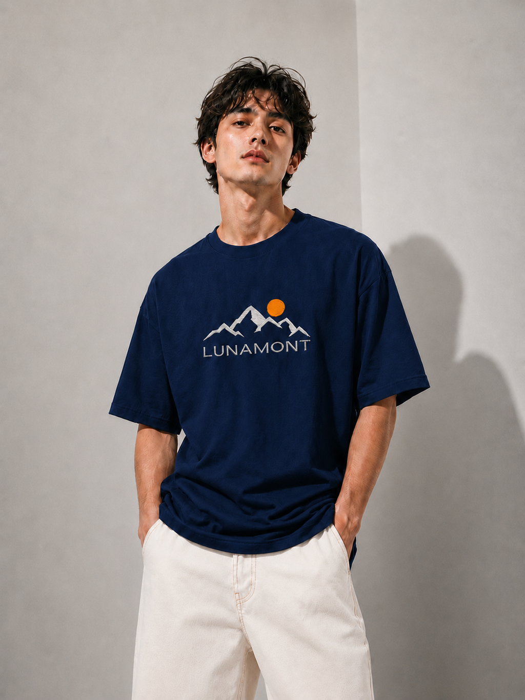 Lunamont Embroidered Oversized T-Shirt