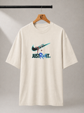 Just Rick It Embroidered Oversized T-Shirt