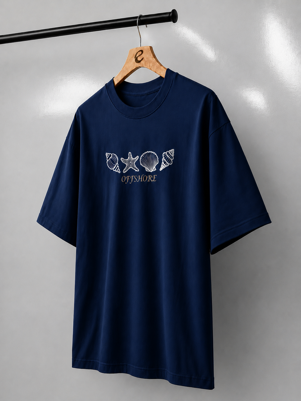 Offshore Embroidered Oversized T-Shirt