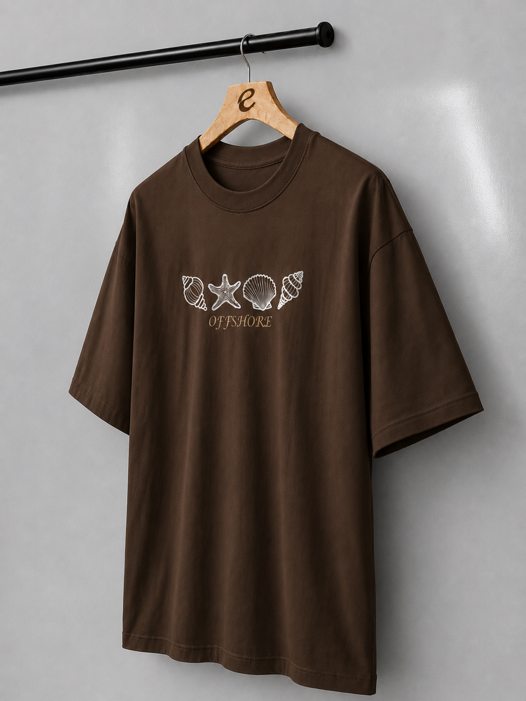 Offshore Embroidered Oversized T-Shirt