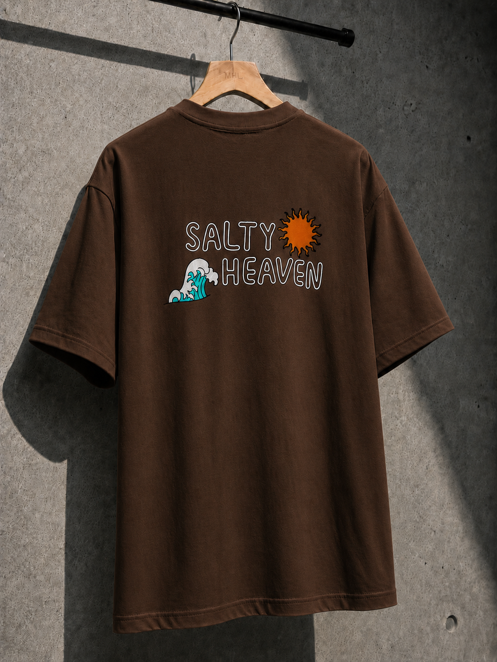 Salty Heaven Embroidered Oversized T-Shirt