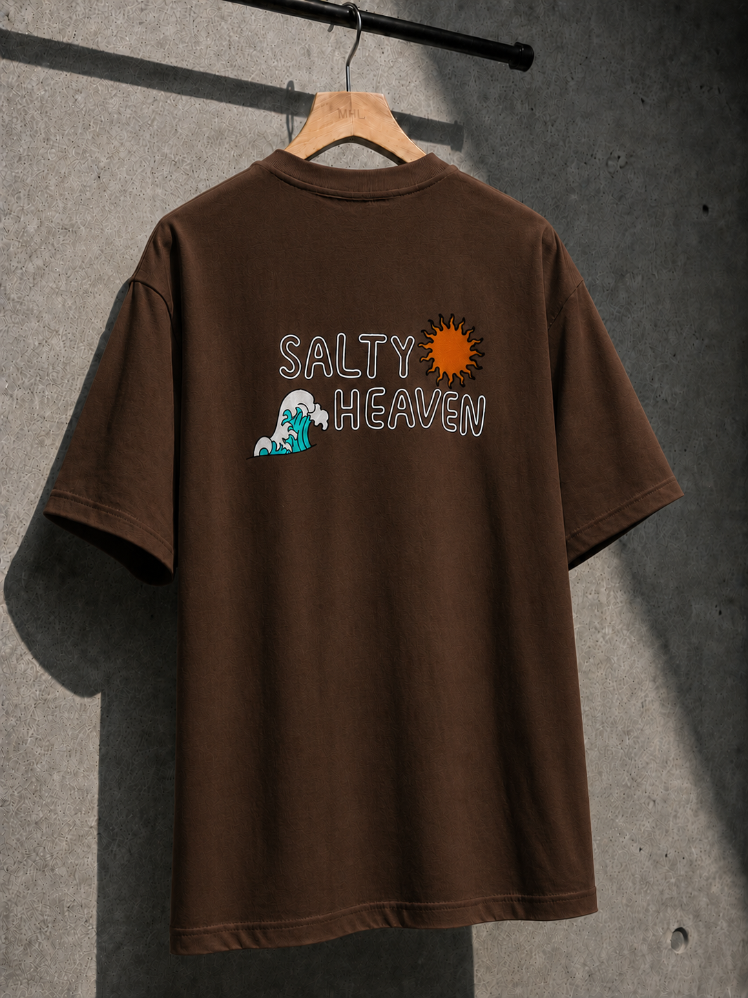 Salty Heaven Embroidered Oversized T-Shirt