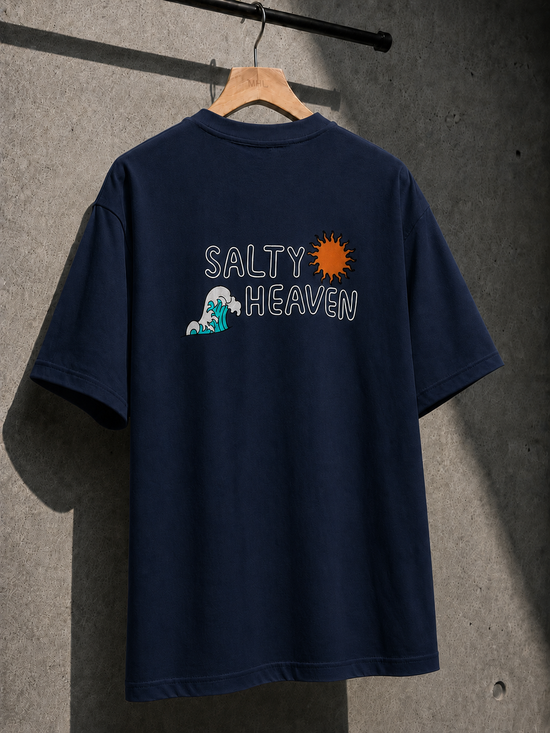 Salty Heaven Embroidered Oversized T-Shirt