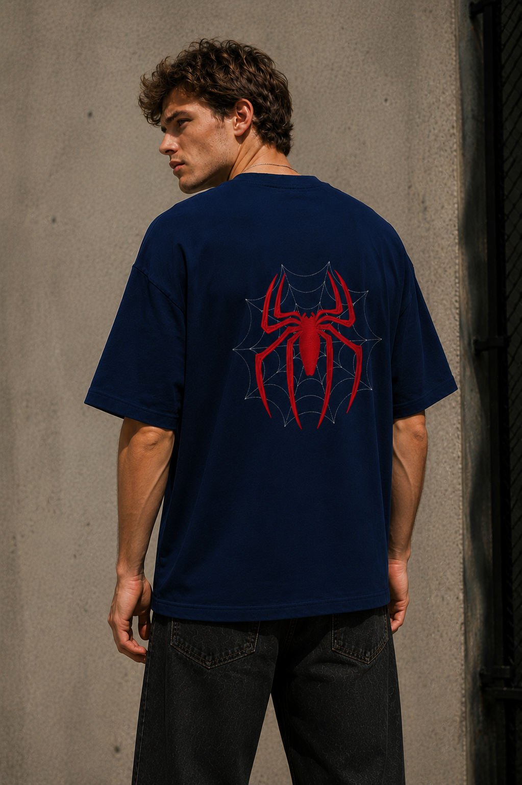 Spider-Man Edition Embroidered Oversized T-Shirt
