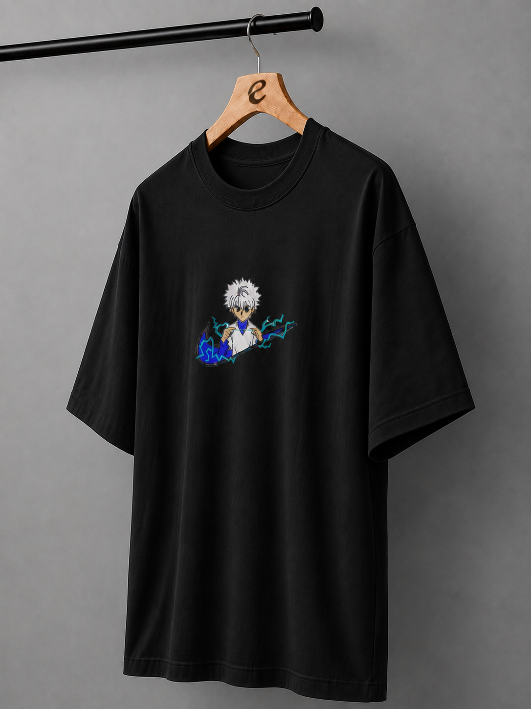 Volt Arc Embroidered Oversized T-Shirt